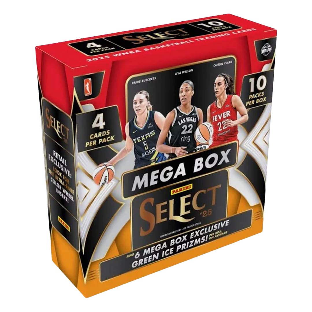 2025 Panini Select WNBA Basketball Mega Hobby Box (Green Ice Prizms)