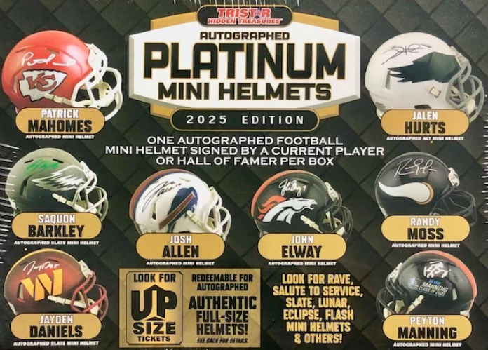 2025 TriStar Hidden Treasures Platinum Mini Helmet Season Edition