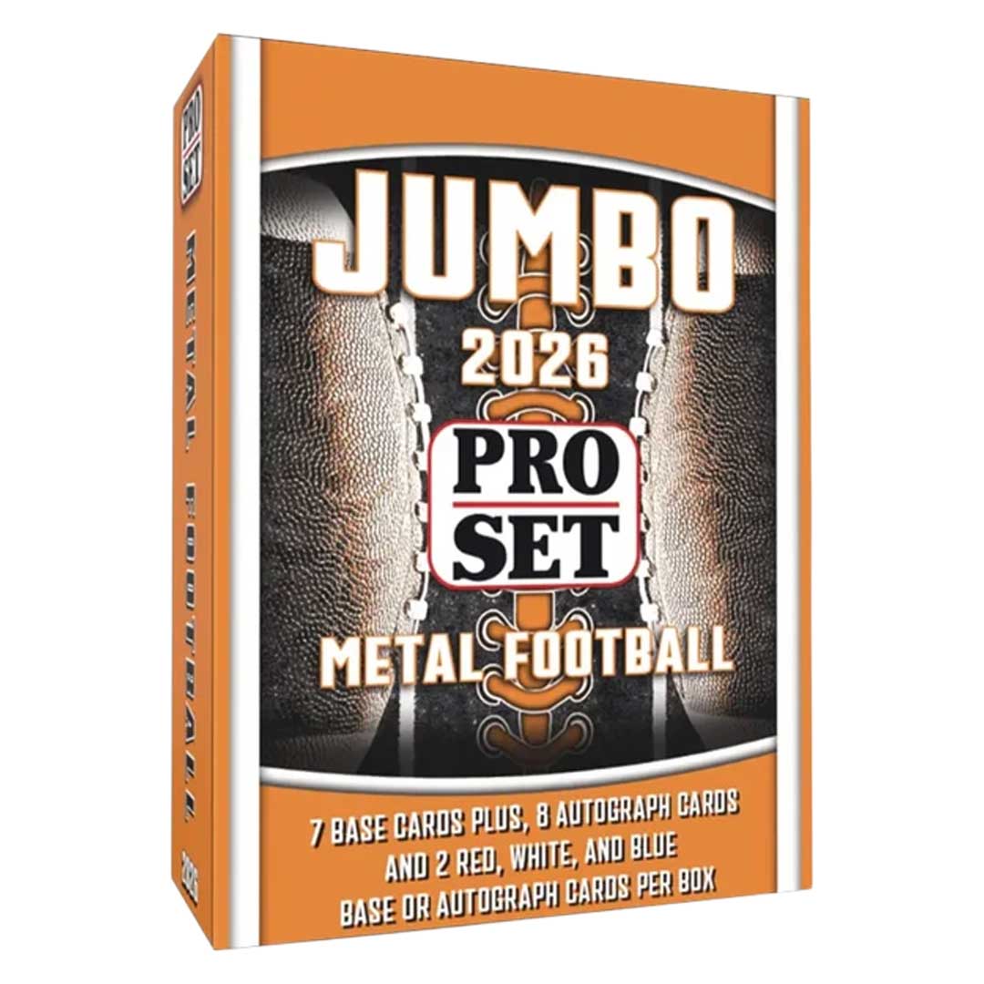 2026 Pro Set Metal Football Jumbo Box