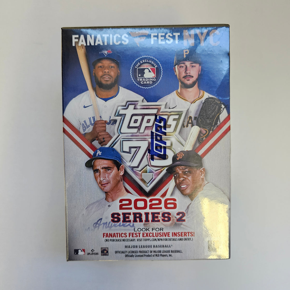 2026 Topps Series 2 Baseball Fanatics Fest NYC Edition Blaster Box (Fanatics Fest Refractors)