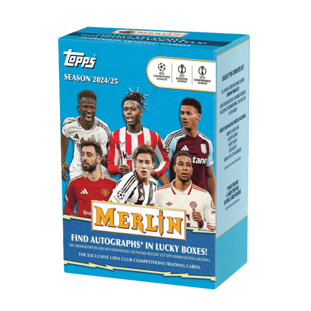 2024–25 Topps Merlin Chrome UEFA Club Competitions Blaster Box