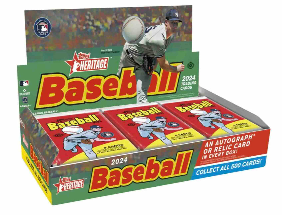 2024 Topps Heritage Baseball Hobby Box