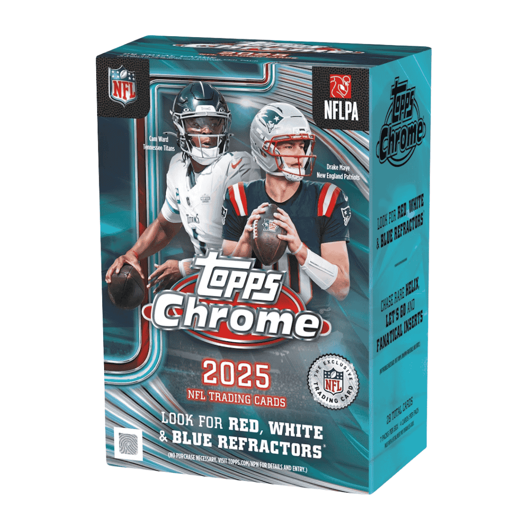 2025 Topps Chrome Football Value Box – Deez Sports Cards & Memorabilia