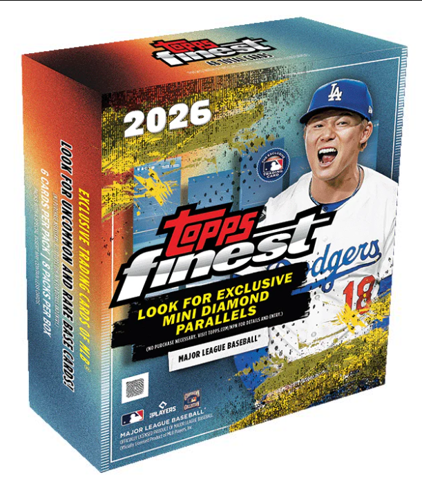 2026 Topps Finest Baseball Mega Box