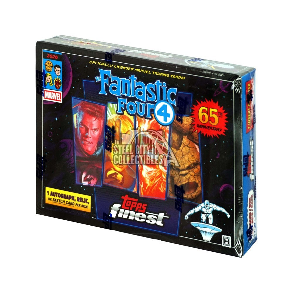 2026 Topps Finest Fantastic Four Hobby Box (65th Anniversary)