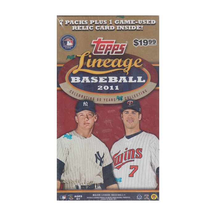 2011 Topps Lineage Baseball Blaster Box